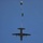 US Paratroopers of 173rd Airborne Brigade conduct a proficiency jump over Latvia