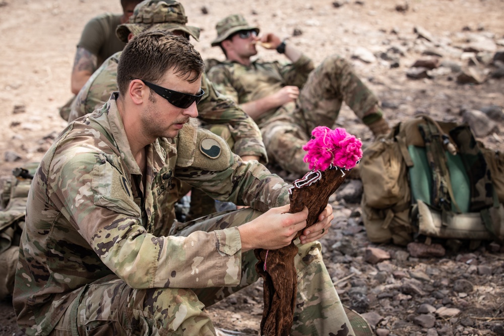 CJTF-HOA members participate in French Desert Commando Course