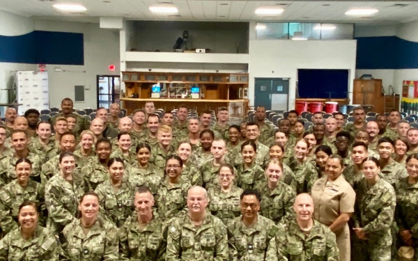 Navy Surgeon General Recognized Excellence During Visit to Guantanamo Bay