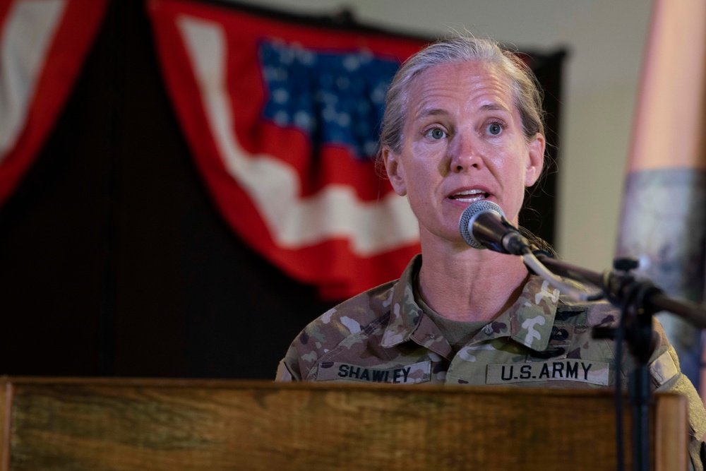 Combined, joint task force in Africa welcomes first female commanding general