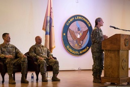 Combined, joint task force in Africa welcomes first female commanding general
