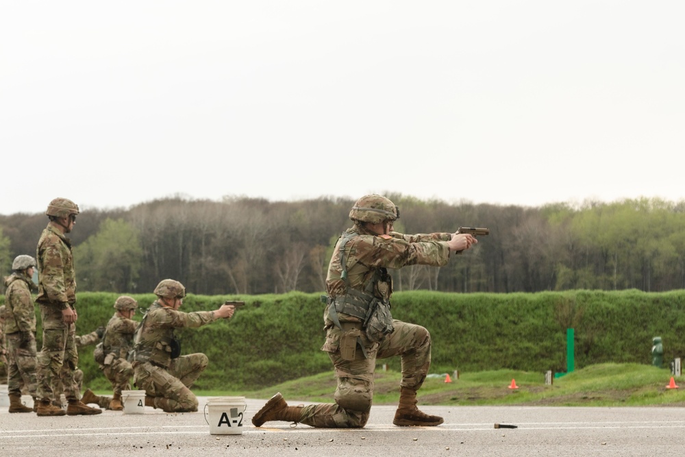 Region IV Best Warrior Competition: M9 Pistol Qualification
