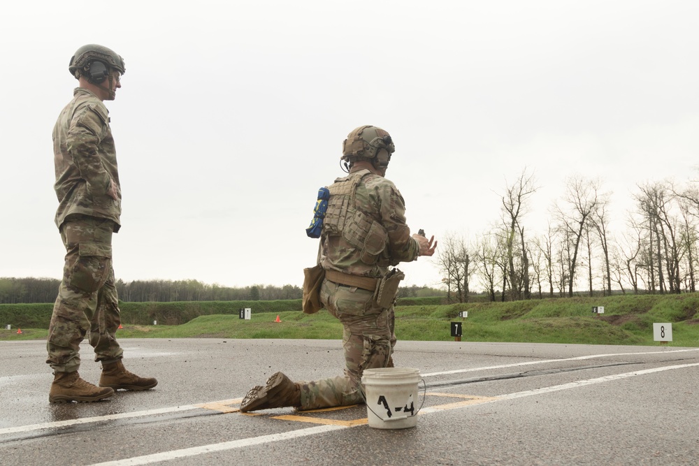 Region IV Best Warrior Competition: M9 Pistol Qualification