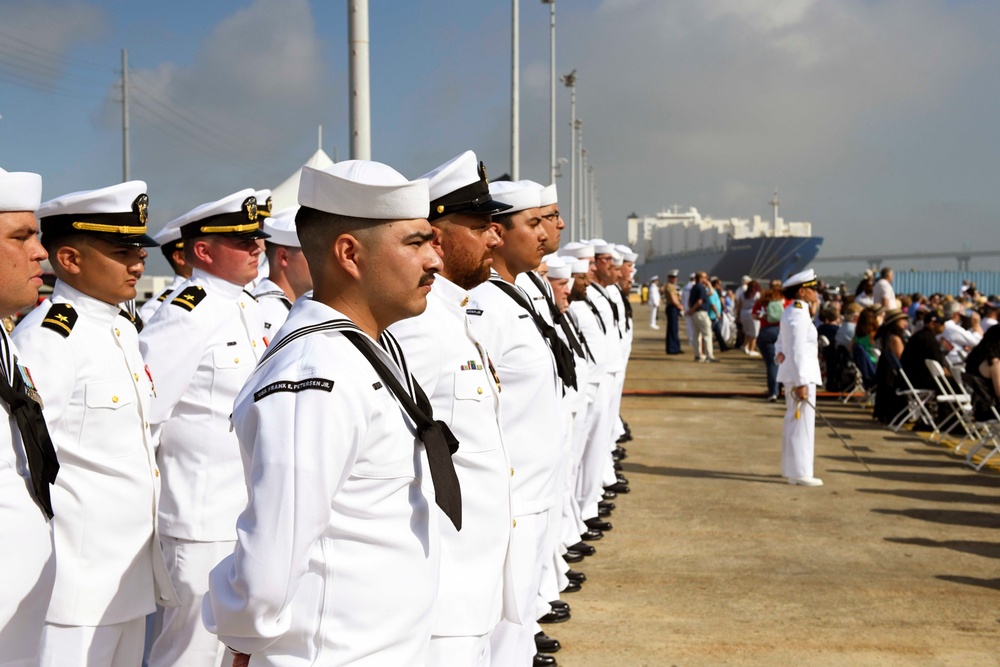 USS Frank E. Petersen Commissioned in Charleston, S.C.