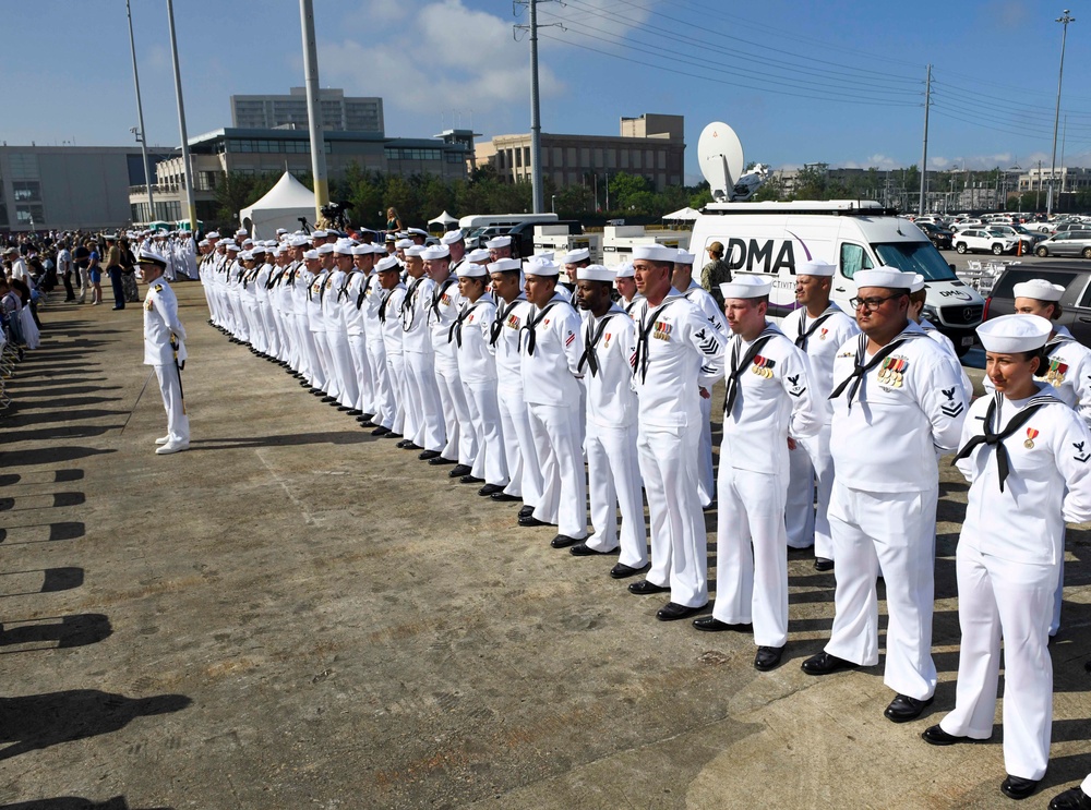 USS Frank E. Petersen Commissioned in Charleston, S.C.