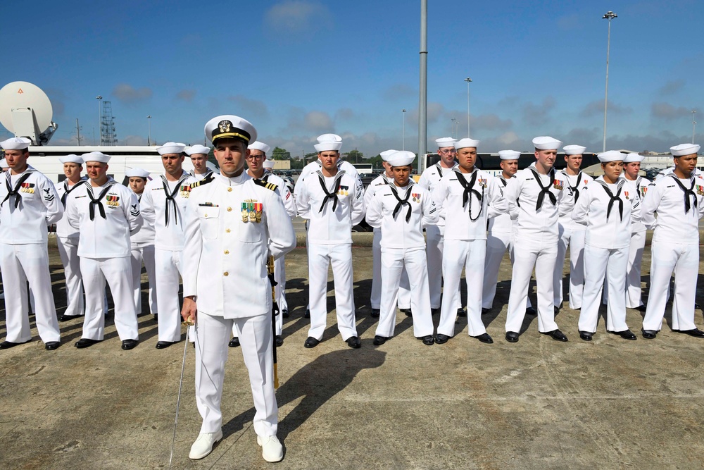 USS Frank E. Petersen Commissioned in Charleston, S.C.