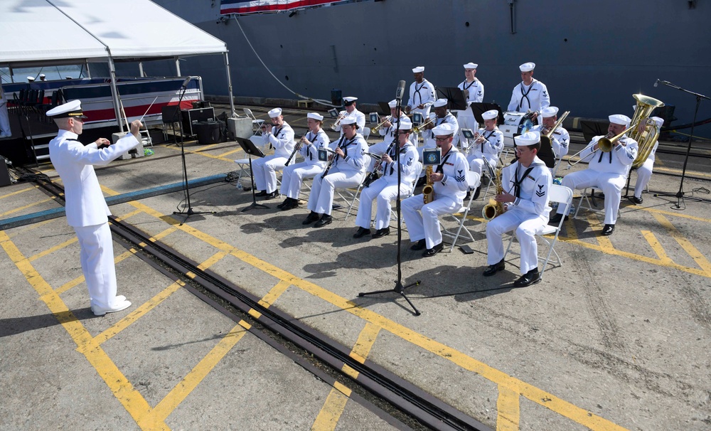 USS Frank E. Petersen Commissioned in Charleston, S.C.