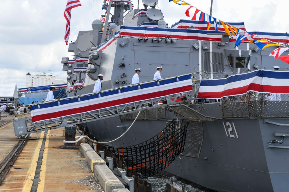 USS Frank E. Petersen Commissioned in Charleston, S.C.