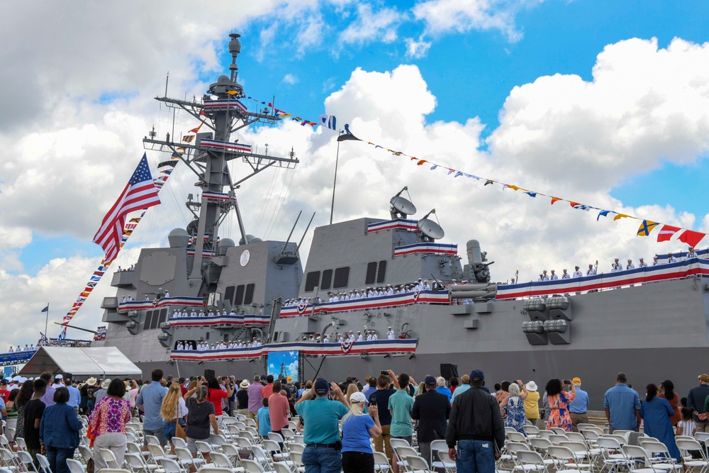 USS Frank E. Petersen Commissioned in Charleston, S.C.