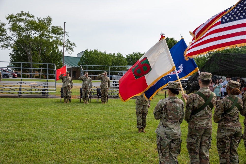 Army Reserve Tough 'Ombres host change of command ceremony