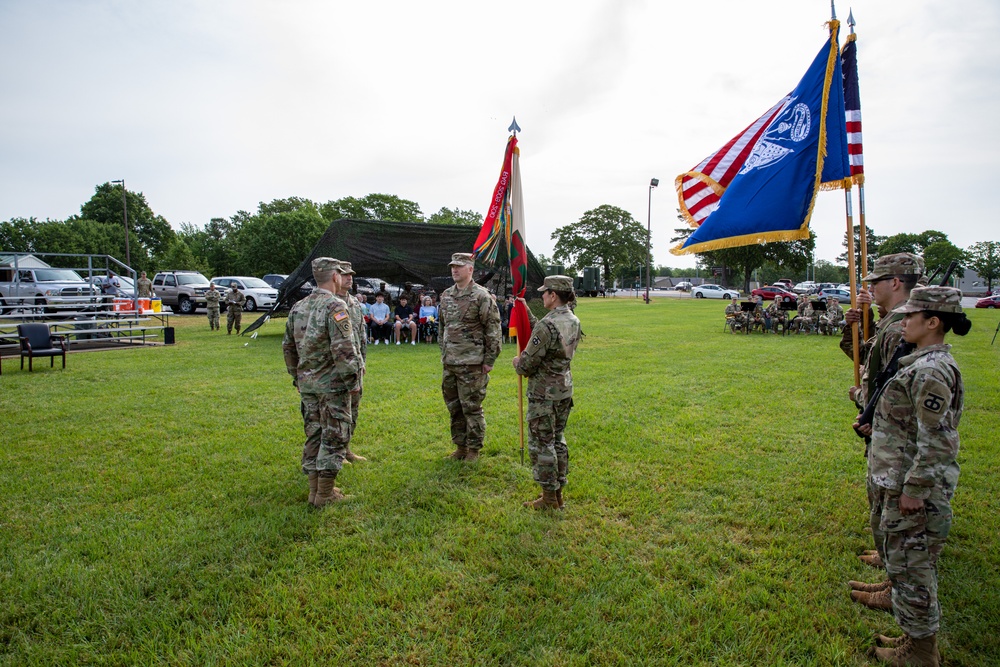 Army Reserve Tough 'Ombres host change of command ceremony