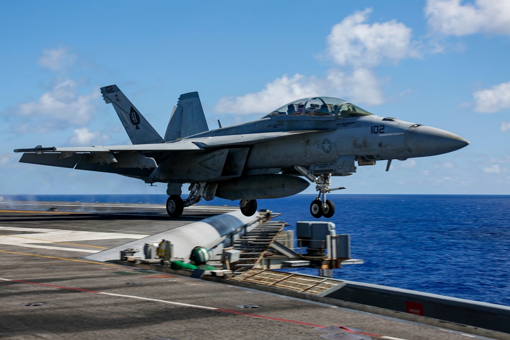 Abraham Lincoln conducts flight operations