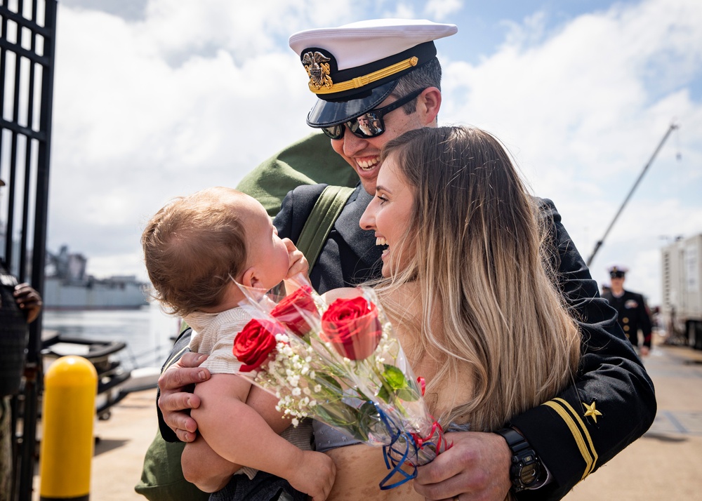 USS Albany Returns to Norfolk