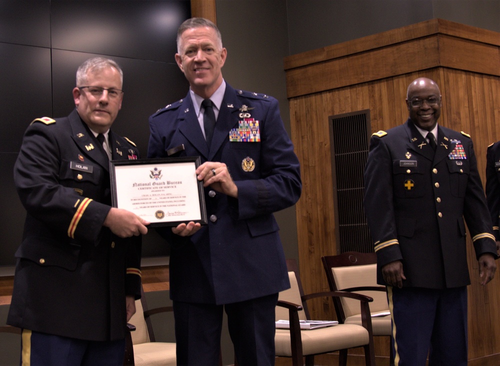 Illinois Army National Guard Colonels Retire Together