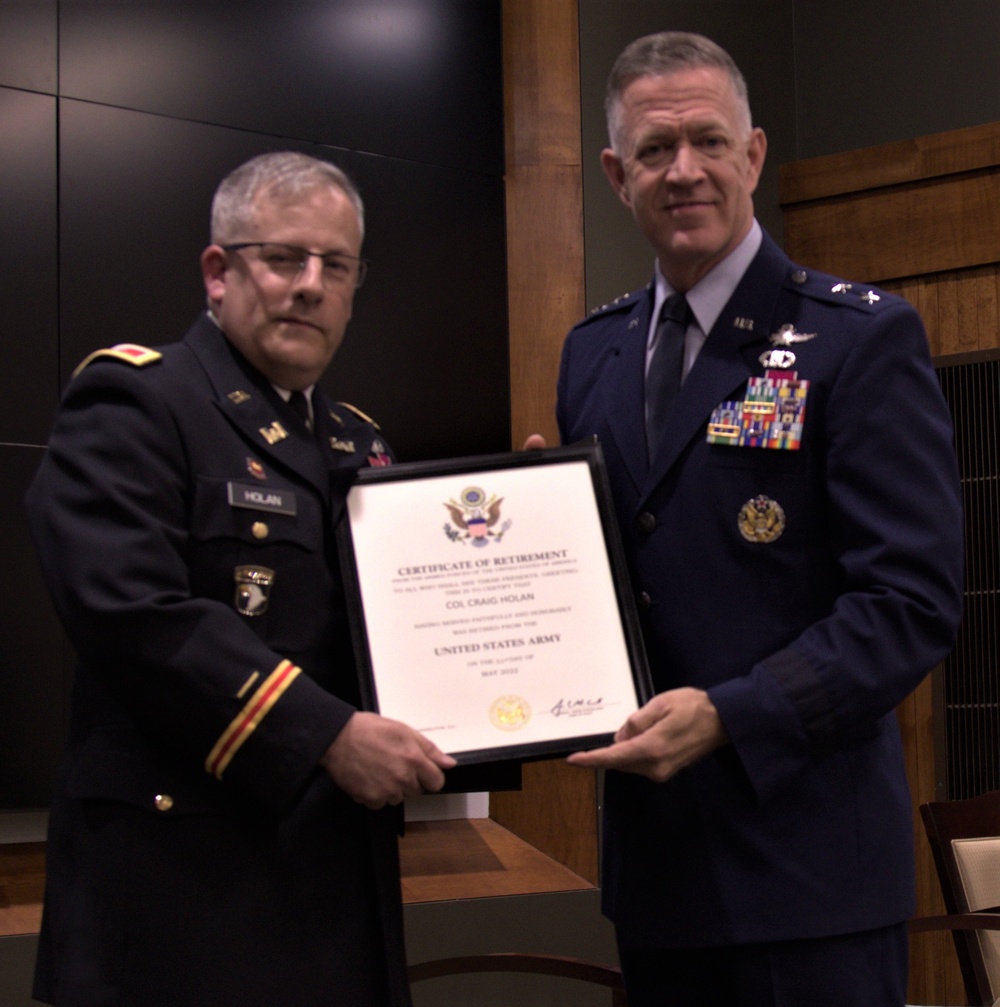 Illinois Army National Guard Colonels Retire Together