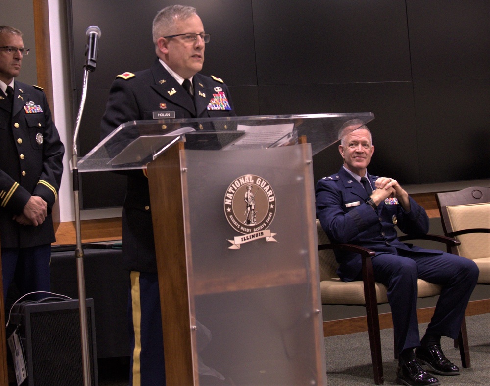 Illinois Army National Guard Colonels Retire Together