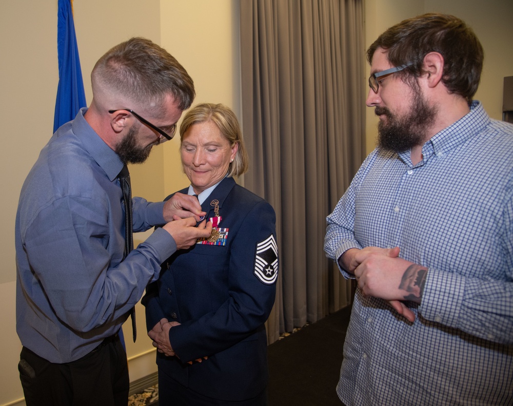 Chief Master Sgt. Dieterlen retires from the U.S. Air Force