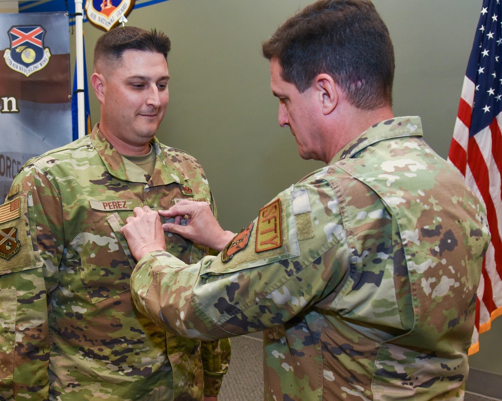 Master Sgt John Perez is Promoted to Senior Master Sergeant