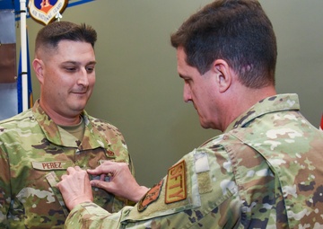 Master Sgt John Perez is Promoted to Senior Master Sergeant