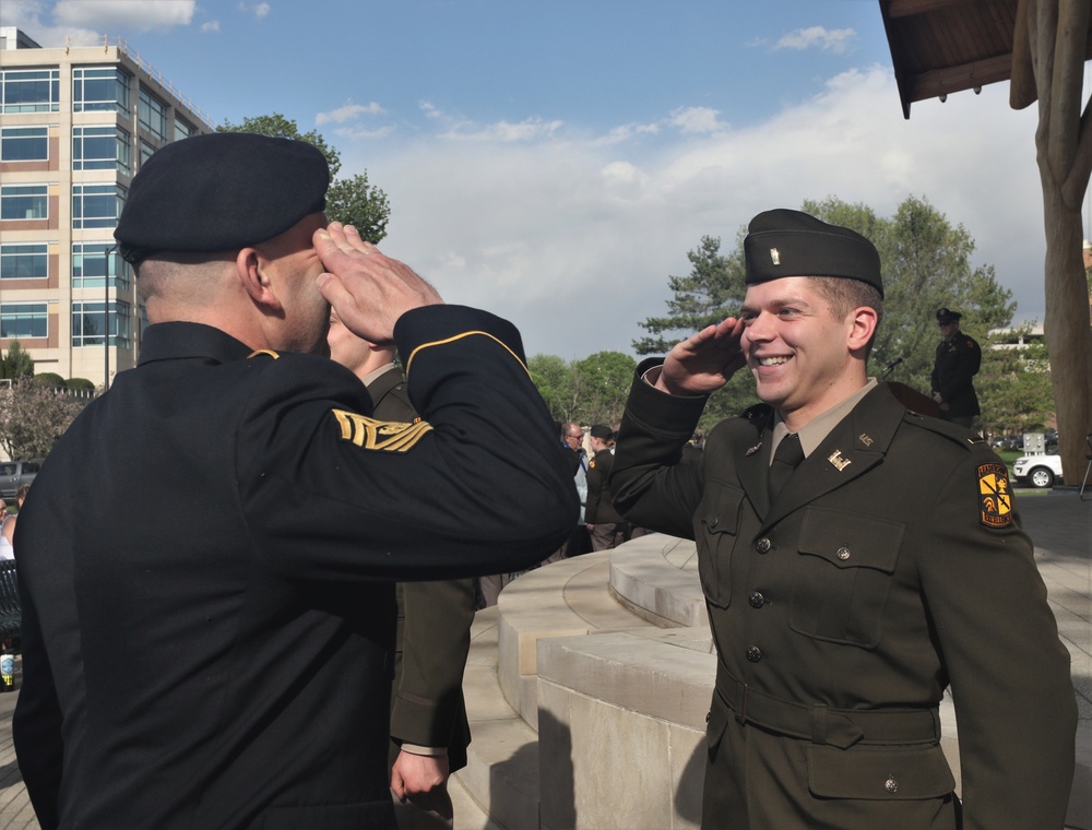 First salute