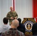 U.S. Army Sgt. 1st Class Finlayson answers questions at the R2PM Muster