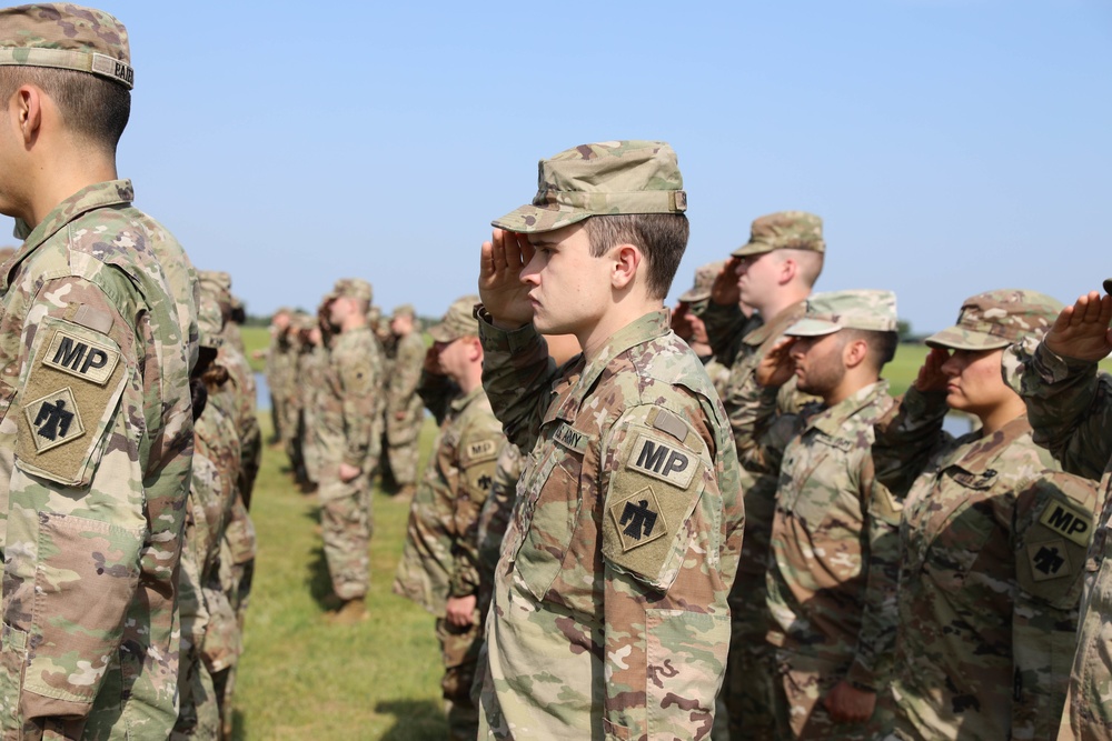 345th Combat Sustainment Support Battalion holds change of command ceremony.