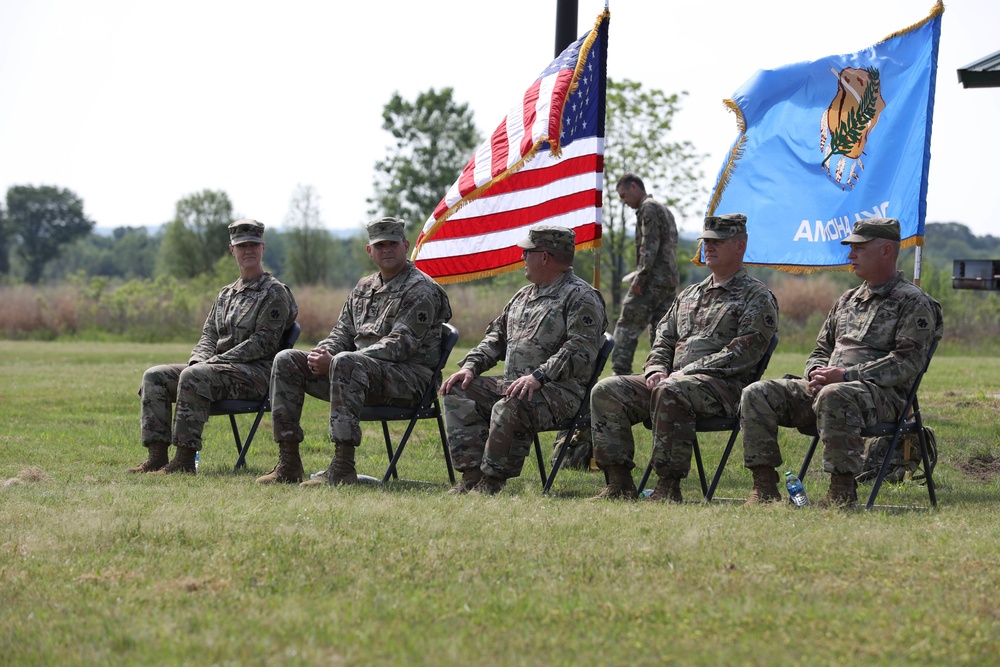 345th Combat Sustainment Support Battalion holds change of command ceremony.