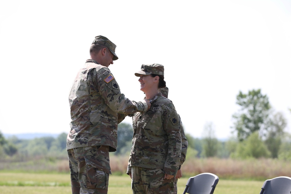 345th Combat Sustainment Support Battalion holds change of command ceremony.