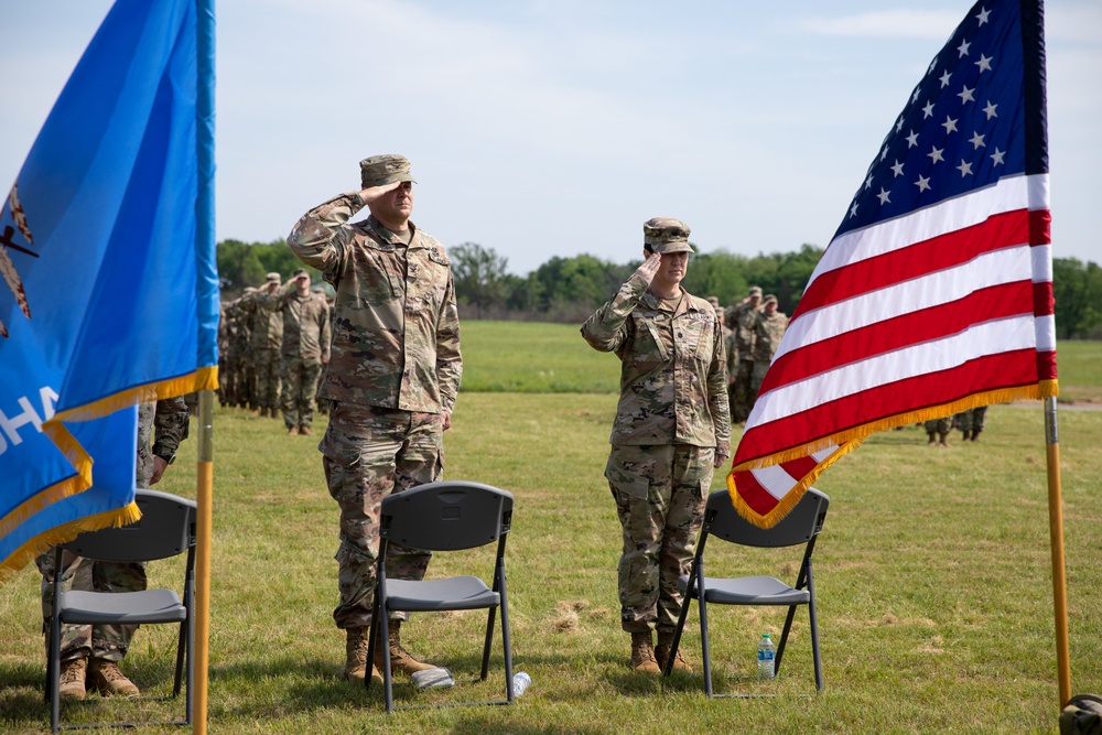 345th Combat Sustainment Support Battalion holds change of command ceremony
