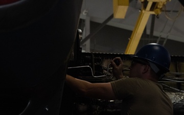 166th Airlift Wing Jet Propulsions Replace Aircraft Engine