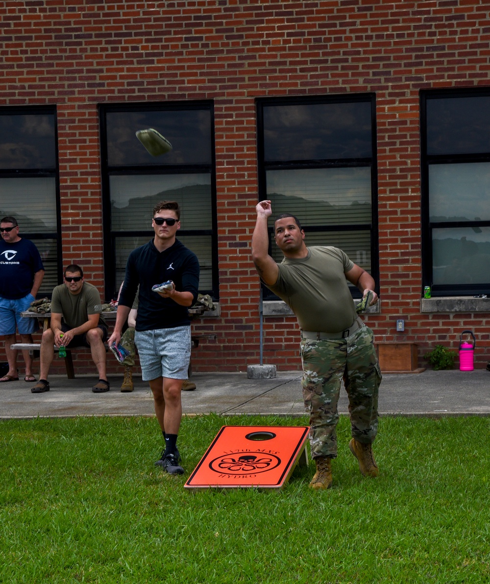 Corn Hole Tournament at Sumpter Smith