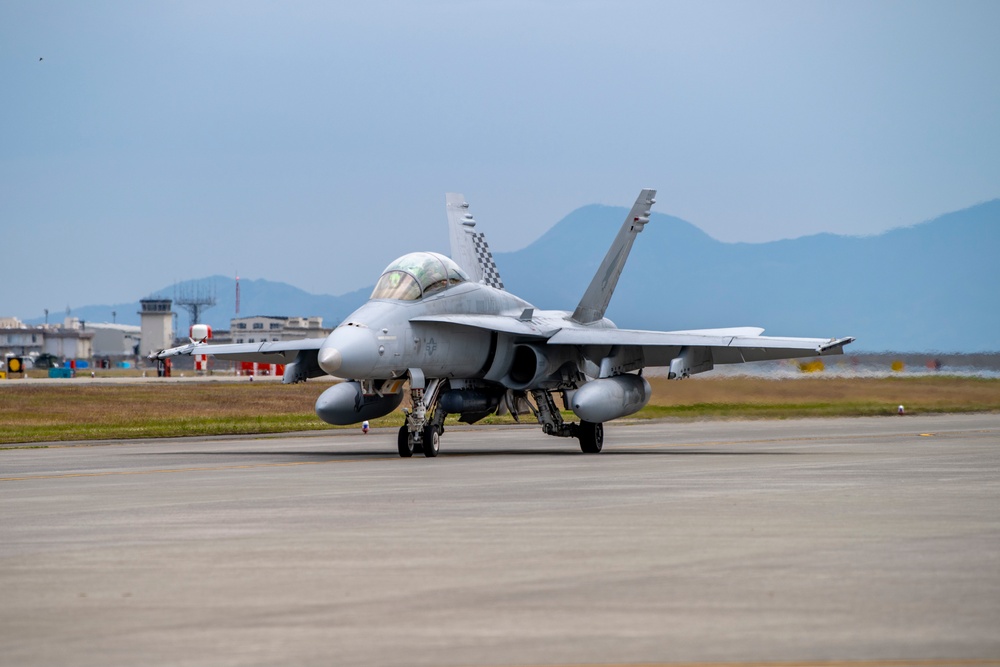 VMFA(AW)-533 takeoff from MCAS Iwakuni