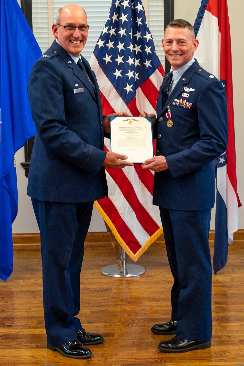 Lt. Col. Daniel Ortwerth Retirement