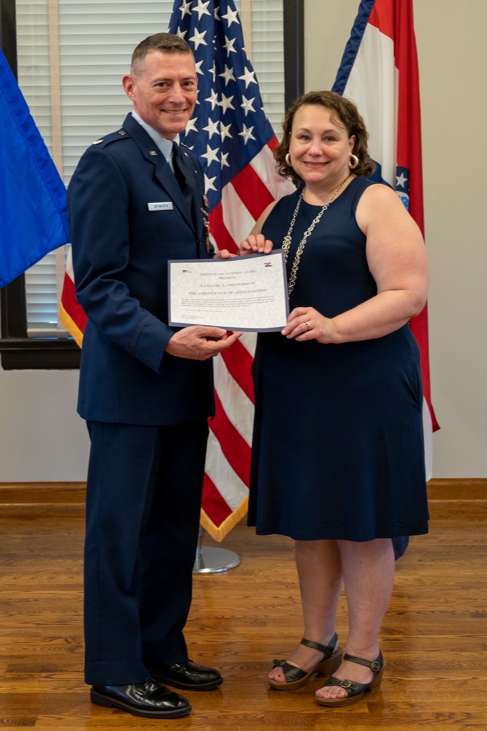 Lt. Col. Daniel Ortwerth Retirement