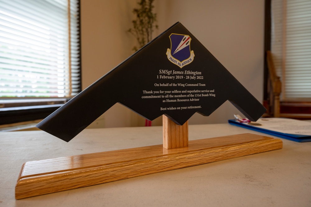 Senior Master Sgt. James Ethington Retirement