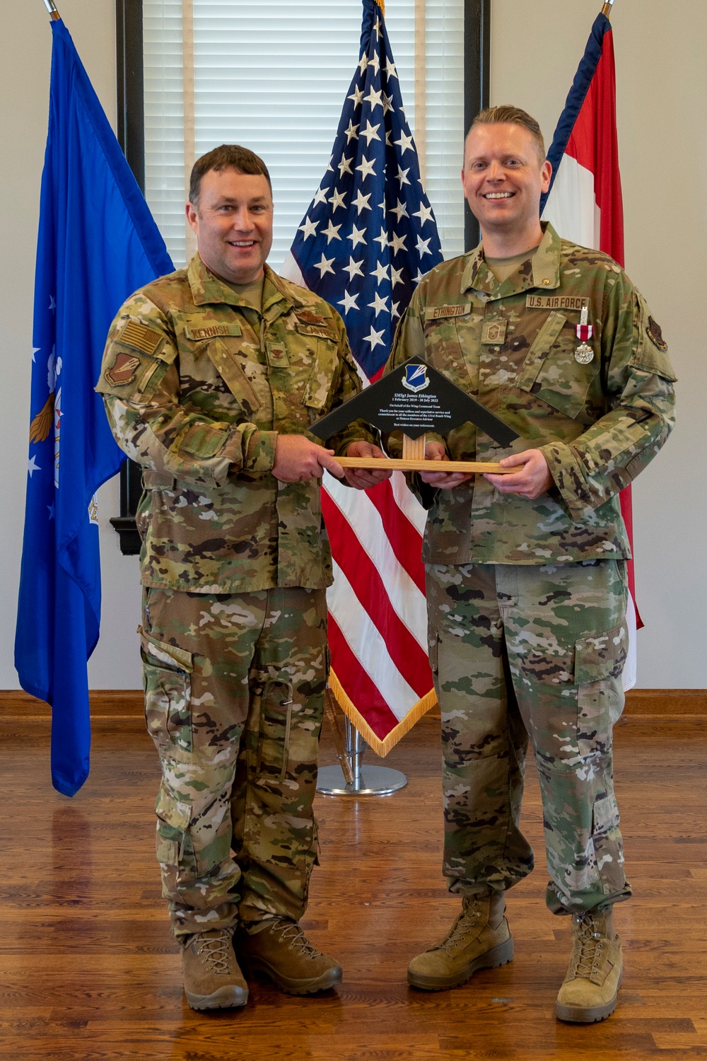 Senior Master Sgt. James Ethington Retirement