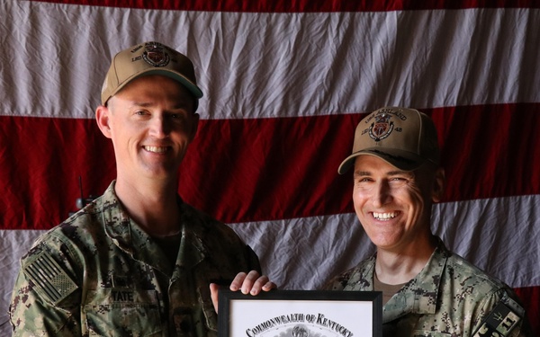 USS Ashland holds change of command