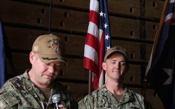 USS Ashland holds change of command