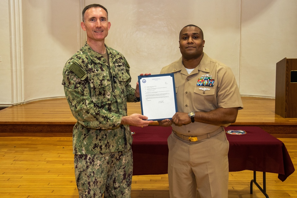 Commander, Fleet Activities Yokosuka Holds a Frocking Ceremony