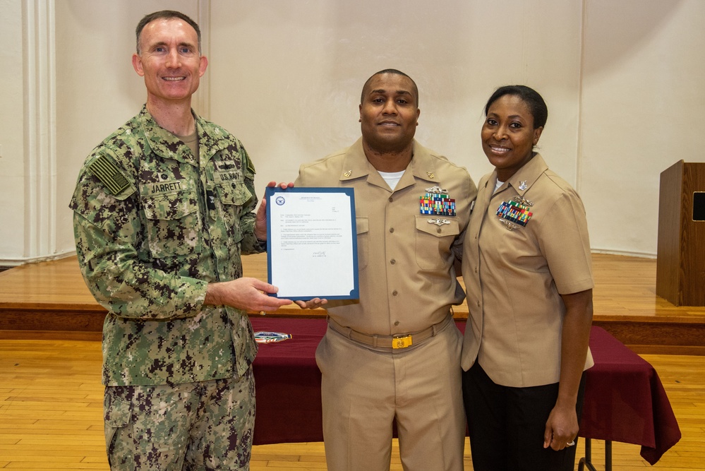 Commander, Fleet Activities Yokosuka Holds a Frocking Ceremony