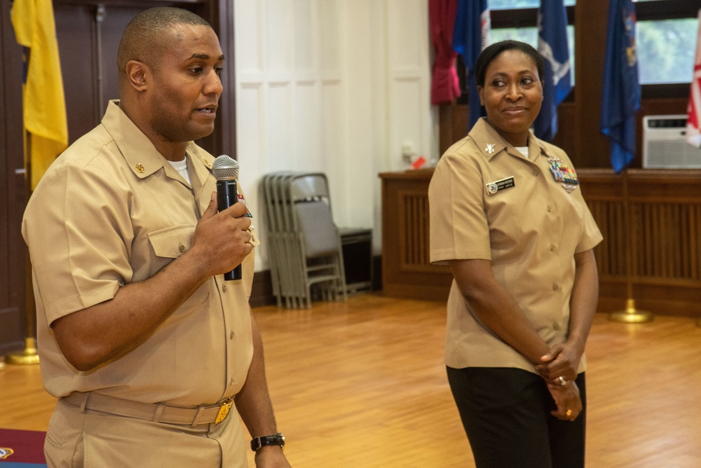 Commander, Fleet Activities Yokosuka Holds a Frocking Ceremony