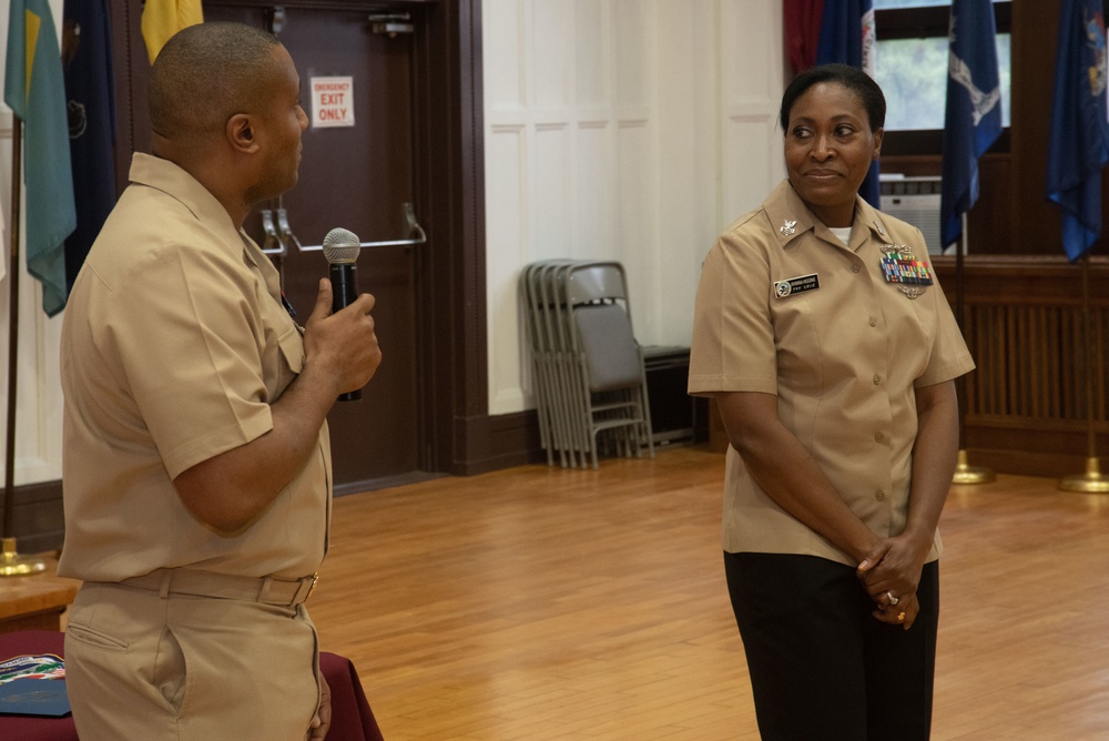 Commander, Fleet Activities Yokosuka Holds a Frocking Ceremony