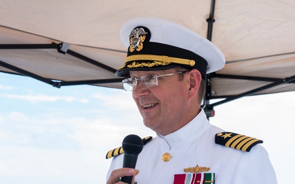 Prepositioning Ships Squadron 3 Holds Change of Command in Guam