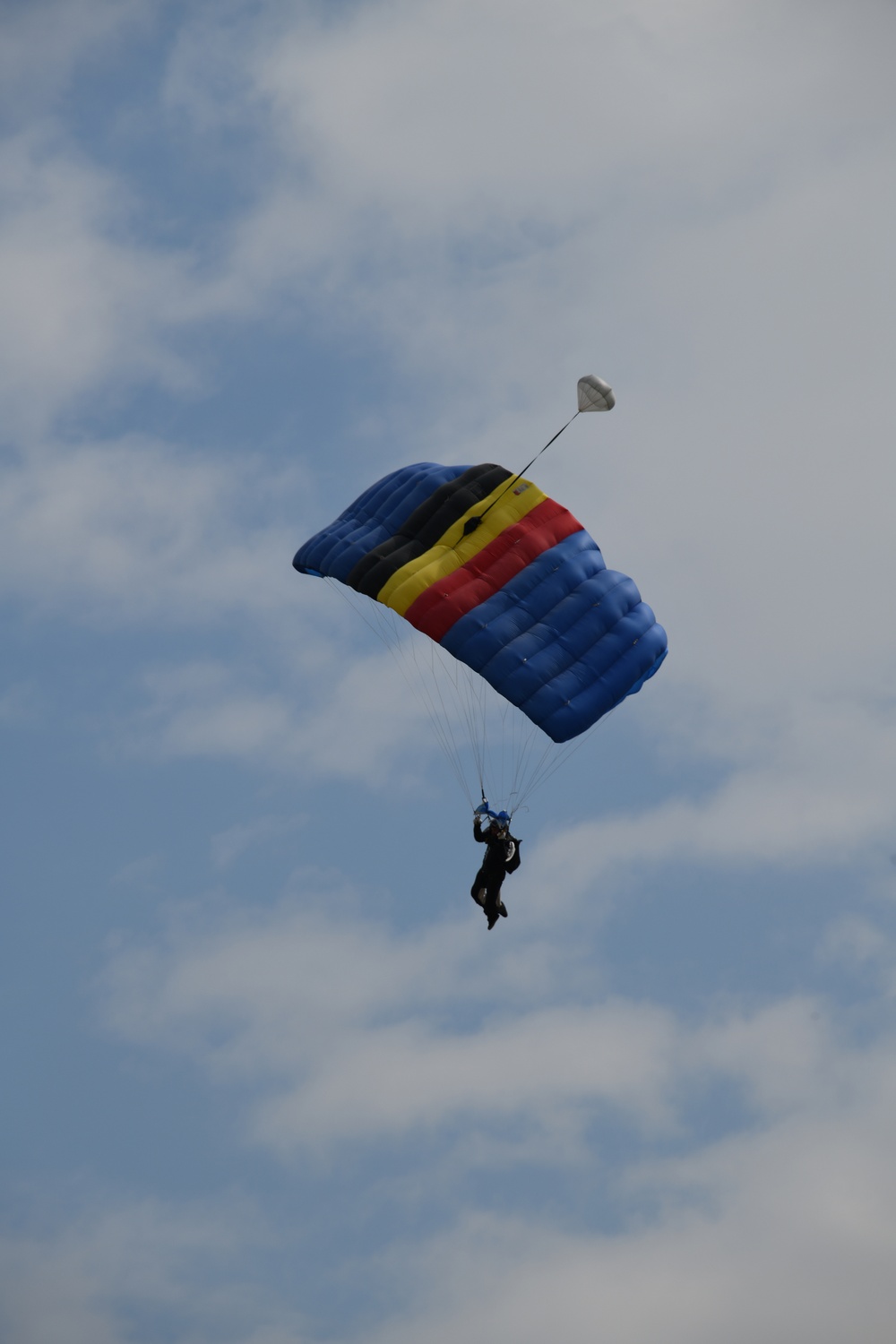 Belgian special forces paratroopers train on Chievres  Air base