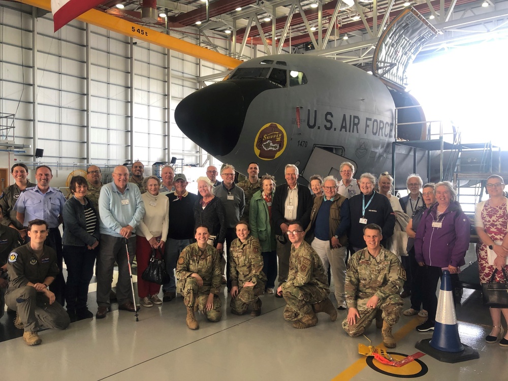 A group from the Mildenhall Register pose