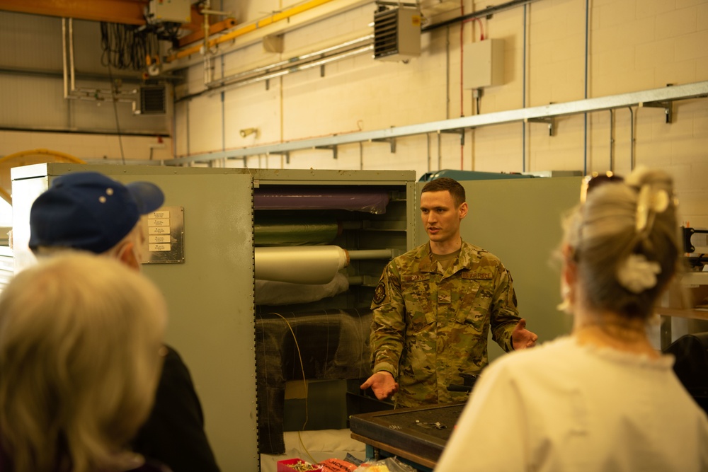 SrA. Ryan McCarthy explains his duties with the Mildenhall Register