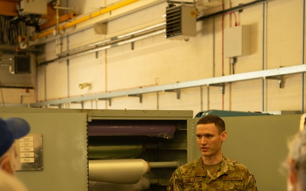 SrA. Ryan McCarthy explains his duties with the Mildenhall Register