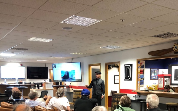 Base Historian briefs the Mildenhall Register
