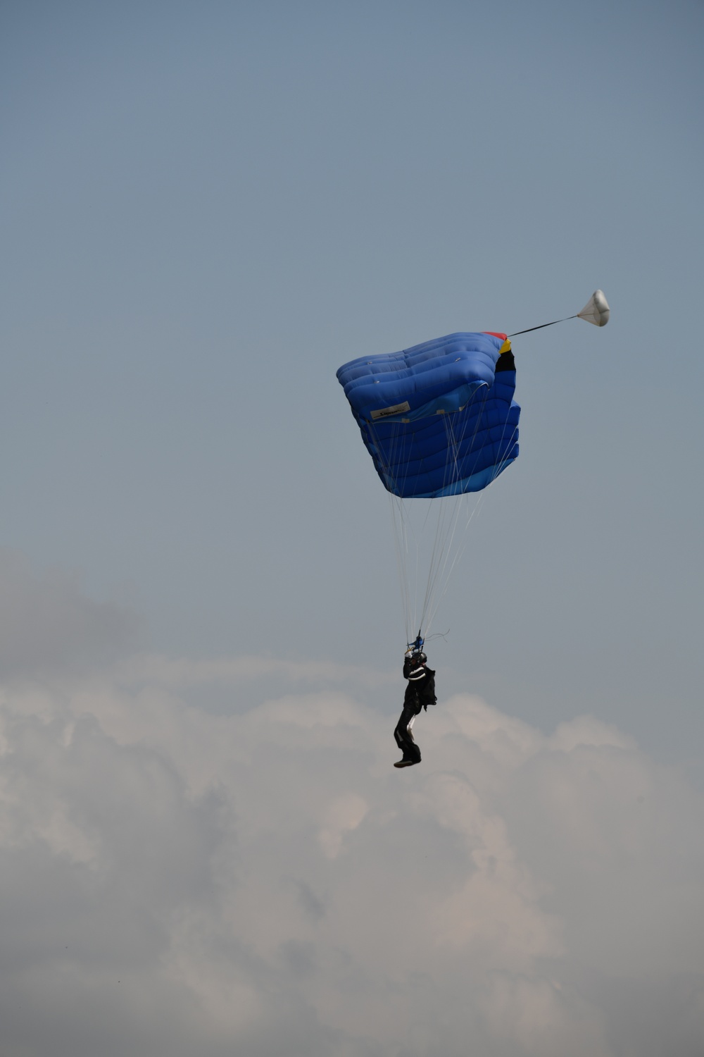 Belgian special forces paratroopers train on Chievres  Air base