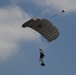 Belgian special forces paratroopers train on Chievres  Air base